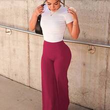 YEOREO Workout Leggings Womens No Front Seam Straight Leggings  31.5" High Waist Buttery Eddiy Gym Yoga Pants Summer Leggings For Women - Marrón oscuro - Ver 7