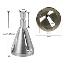 Broca Desbarbadora Chaflán 22mm Exterior De Acero Inoxidable RGTL Door handle Tiradores Guarda polvo para puerta Magnet Magnets Squishy Cerradura de puerta - 1 - Ver 2