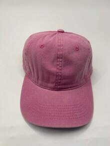 1pc Unisex Vintage Washed Unstructured Baseball Cap, Adjustable Dad Hat, Suitable For Beach, Travel - Regular Model - View 10
