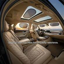 Car Windshield Side Window Sunshades - Electrostatic Adsorption Dark Transparent Film, Suitable For Low-Angle Sunlight, UV Protection, Heat Dissipation, Easy Installation And Removal Sun Visors, For Driver And Passengers, 2pcs Set - Multicolor - View 3