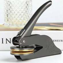 1 pieza Máquina de estampado personalizada, Máquina de estampado para bodas, Máquina de estampado para recién casados, Fuente de boda, Sello de boda, Regalo para recién casados, Regalo personalizado, Boda - Negro - Ver 8