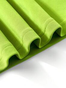 Đầm midi dáng chữ A tay ngắn cổ nơ thanh lịch NOU, thắt eo, phù hợp cho công sở, tiệc trà chiều, nhà thờ, màu xanh trơn, chất liệu vải dệt thanh lịch, thích hợp cho kỳ nghỉ, văn phòng, hẹn hò hàng ngày, nơi làm việc, tiệc sinh nhật, phong cách thường ngày thanh lịch, mùa xuân/hè. - màu xanh lá - Xem 9