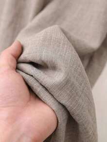 Pantalones casuales de negocios de primavera/verano para mujer de talla grande, adecuados para ocasiones como el Día de San Valentín, viajes al trabajo de moda, con bolsillos.Vacaciones en la playa, adecuados para estudiantes universitarios, Día de San Valentín, viajes en crucero, etc.Pantalones sueltos/de pierna ancha de verano, pantalones casuales para mujer de talla grande. - Negro - Ver 4