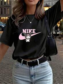 Women T-Shirts - Black - View 6