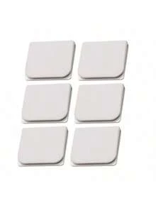(2/4/6 piezas) Ganchos para cortina de ducha, clips adhesivos para cortinas para fijar los bordes de la cortina y evitar la exposición - Blanco - Ver 10