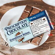 10 pièces Étiquettes autocollantes de chocolat d'ordonnance de fantaisie, étiquettes de barres de chocolat mini à thème médical drôle, autocollants de chocolat blagueur, parfait pour la décoration de fête d'anniversaire et de vacances - Multicolore - Voir 5