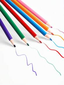 12pcs Set Colorful Pencil Nail Art Doodle Colored Pencil Hand-Painted Nail Art Pen 12 Colors DIY Flower Painting Nail Art Tool - Multicolor - View 7