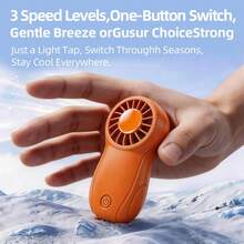 3-Speed Mini Handheld Electric Fan, USB Rechargeable, Portable Compact Fan For Home, Office, Outdoor, Travel, Summer Essential Gift For Women And Girls - Multicolor - View 8
