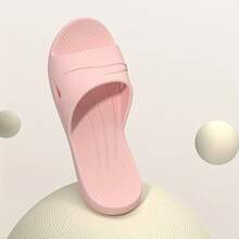 1 par de zapatillas de baño plegables, zapatillas de casa, zapatillas plegables para viajes de negocios, adecuadas para ocio en el hogar, vestimenta de moda al aire libre, diseño neutro, adecuadas para parejas. Creativas, sencillas y únicas. Perfectas para relajarse en casa, caminar, sacar la basura o asistir a fiestas. - A - Ver 2