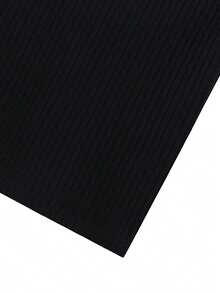 Edición de verano Camiseta de tirantes tipo henley acanalada para hombre, camisa sin mangas de ajuste ceñido y transpirable con botones de media cartera - Negro - Ver 8
