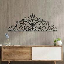 HELLOYOUNG Mystical Boho Gothic Wall Art, 2 Piece Vintage Metal Scroll & Floral Sculpture For Bedroom Living Room, Witchcore Occult Aesthetic Decor, Unique Wall Hanging For Housewarming Altar Valentine Wedding - 彩色 - 查看 6