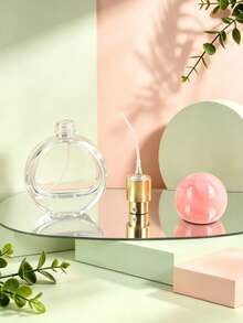 1 Stück 20ml/0,68oz nachfüllbare Parfümzerstäuber Flasche, transparente Glasflasche mit farbigem Marmor Muster Deckel, auslaufsicher Feinnebel, elegantes tragbares Design geeignet für Damen Alltagsgebrauch, Reisen, Geschenk - Verschiedenfarbig - Übersicht 5
