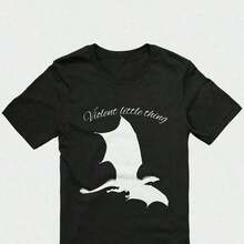 Cute Premium Unisex Casual T-Shirts - Officially Licensed Fourth Wing Merch, Featuring Fourth Wing, Iron Flame, Violet Sorrengail, Sy Reader, Bookish, And Rebecca Yarros. Experience Unmatched Comfort And Durability With Our 220gsm 100% Cotton T-Shirt. Designed For Those Who Value Quality And Substance, This Tee Offers A Structured Fit, A Soft Texture, And Long-Lasting Durability. Perfect For Casual Wear, Layering, Or As An Everyday Essential, It's Breathable Yet Resilient-Your New Favorite Shirt. 2025 - 黑色 3 - 查看 6