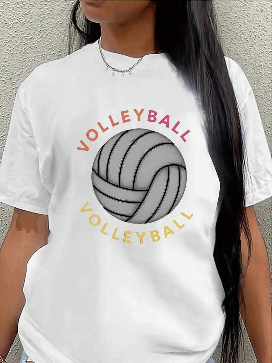 This Lightweight And Durable Volleyball Jersey Is Suitable For Casual Wear And Is An Ideal Choice For Sports Enthusiasts, Gym Workouts, Or Everyday Activities. It Offers A Comfortable Fit And Makes A Great Gift. Women's Blouses > Clothing - 白色 - 查看 1