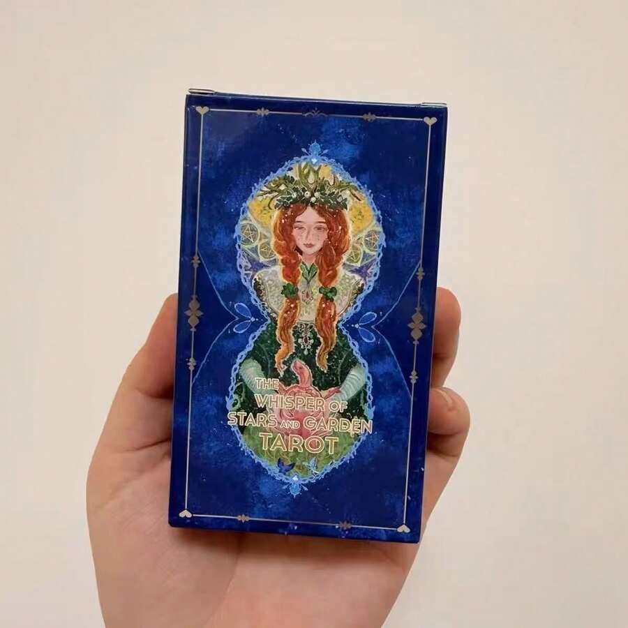 星辰与花园的低语塔罗牌,78+2+6张牌,10*6厘米 - 彩色 - 查看 1