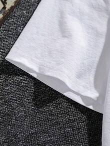 Camiseta de Mujer - Corte Clásico Cómodo, Suave y Transpirable, Ideal para Uso Diario, Diseño Clásico de Cuello Redondo, Combina con Varios Atuendos, Múltiples Colores Disponibles, Ajuste Elástico, Lavable, Tallas XS a XXL - Blanco - Ver 6
