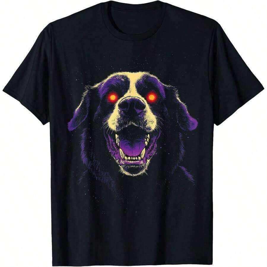 1 All Seasons Bernese Mountain Dog Print T-Shirt, Pure Cotton, Single Side Print, Round Neck, Short Sleeve, Unisex, Base Layer, 180g, 100% Cotton. - 顏色 6 - 查看 1