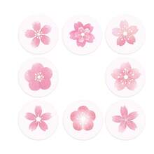 500pcs Small Cherry Blossom Doodle Roll Stickers, 1 Inch Round 8 Patterns, Floral Sealing Labels For Envelopes, Magazines, Phone Cases, Water Bottles, Computer Helmets, Scrapbooks, DIY Decoration, Holiday Party Gift Packaging, PVC Self-Adhesive Seal Stickers - Cartoon Sakura - View 7