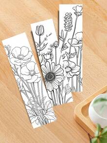 32pcs Eid Al-Adha Bookmarks With Exquisite Black And White Line Art, Creative DIY Coloring Opportunity For Hand-Painting, Perfect For Decorating Book Pages And Adding Vibrant Colors To Your Reading Materials - Multicolor - View 2