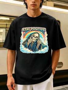 Men T-Shirts - Black - View 2