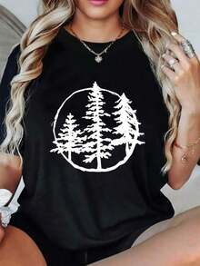 Women T-Shirts - Black - View 5