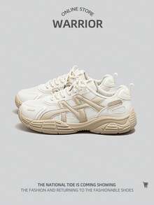 WARRIOR 1双女士休闲低帮运动鞋 - 美國杏 - 查看 1