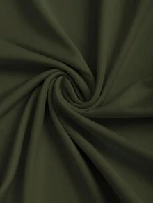 de mujer con hombros oblicuos y lazo - Verde militar - Ver 3