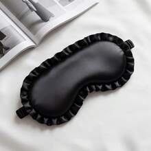 Silk Ruffle Sleep Eye Mask Eye Protection Travel Soft Sleeping Shading Eye Covers Multicolor Eye Patches For Woman Man - Multicolor - View 11