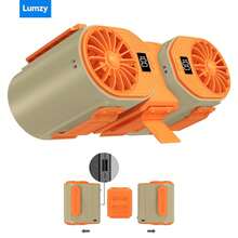 Ventilatori a mano - Arancione grigio - Visualizzare 2