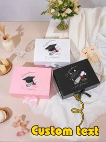 Caja de regalo con cinta magnética personalizada, Caja de invitación personalizada para dama de honor, Caja de regalo para la novia, Caja "¿Serás mi dama de honor?", Caja de regalo de boda - Multicolor - Ver 4