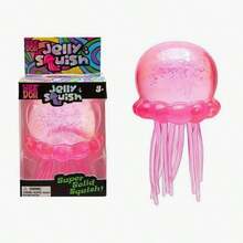 Schylling Jelly Squeeze Glowing Jellyfish Sensory Toy - Requires Super Squeezing Sensory Pressure Relief Toy, Suitable For Children And Adults, Ideal For Easter And Birthday Gifts - Multicolor - View 11