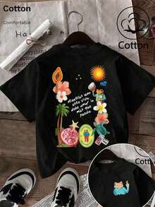 Women T-Shirts - Black - View 1
