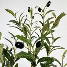 65-200厘米人造橄榄树，高枝仿真植物，塑料叶片，室内装饰植物，适用于家居装饰、情人节、生日礼物、毕业典礼及其他场合。 - 彩色 - 查看 10