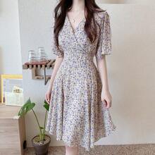 Women Midi Dresses - Purple - View 4