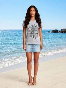 Women T-Shirts - White 1 - View 7