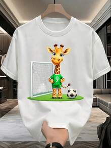 100% Cotton T-Shirt With Mexico 2026 Soccer Theme,  Culture Print, National Pride Style, Soft Classic Fit, Ideal For Watching Games And Traveling, Machine Washable. - 白色 - 查看 8