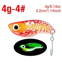 1PC Luminous Metal VIB Fishing Bait 3D Eyes Realistic Simulation Skin Sinking Hard Lure For Fresh Saltwater - V018 - View 15
