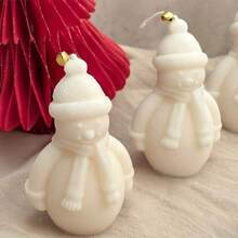 DIY Candle Molds, Christmas Decor Snowman Molds, Home Decoration Molds For Resin, Plaster, Silicone - Snowman Mold - View 4