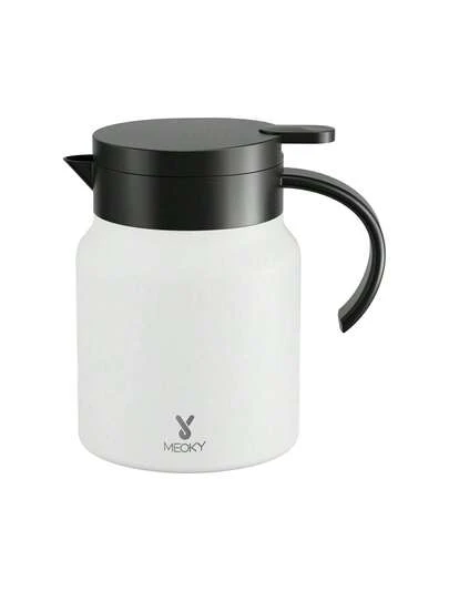 Meoky 27/32盎司不锈钢真空保温咖啡壶，小型饮料分配器，适用于咖啡、牛奶、热巧克力和其他饮品