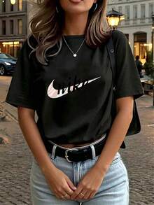 Women T-Shirts - Black - View 4