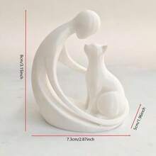 Slouchy Sleeping Cat Ornament Display Hanging Edge Decoration Display Companion Workstation Desktop Desk Home - A - View 4