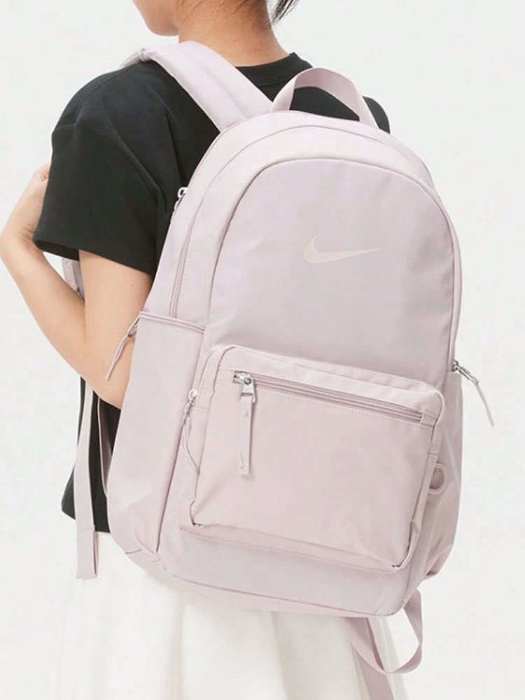 Nike Heritage 21L 簡約大容量 Eugene空間寬敞實用便攜 織物 雙肩包 中號 男女同款情侶款 玫瑰粉 - 玫瑰粉 - 查看 1