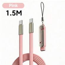 Olaf 15cm 240W Type-C 轉 Type-C 短快充線 6A PD3.1 USB-C 數據線，相容 iPhone 15 16 17 行動電源 - 彩色 - 查看 14