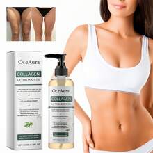 Aceite Corporal Reafirmante de Colágeno OceAura - Aceite de Masaje Hidratante y Reafirmante para Brazos, Abdomen y Grasa Excesiva. - 1 - Ver 4