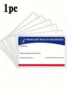 New Transparent PVC Card Holder Protector, Waterproof Card Sleeve, Credit Card Holder, Medical Insurance Card Holder, ID Card Holder, Card Sleeve, Sticker Card Holder, Credit Card Holder, Travel Essential, Unisex (Cards Not Included) - Clear - View 9