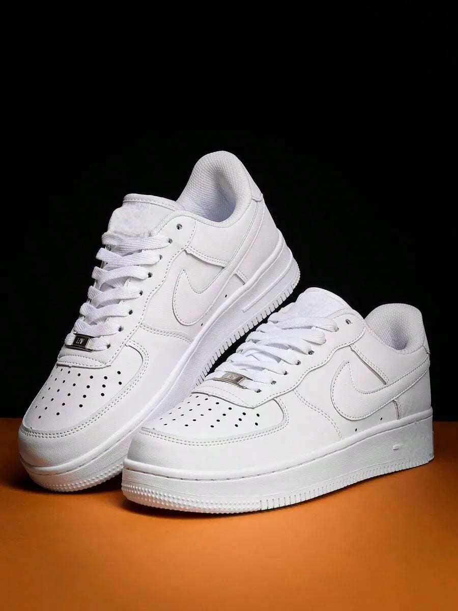 Mid-Top Sneakers For Men And Women, Casual And Modern - White - View 1