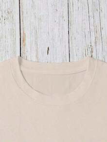 Ropa de Vacaciones para Mujer: Camiseta de Vaquera "The Hell I Won't" para Mujer – Camiseta de Cuello Redondo con Gráficos Retro de Motociclista y Tatuaje Western, Top Casual Estilo Wild Western. Esta es una camiseta de manga corta para mujer, suave, agradable al tacto, versátil y de puro algodón, adecuada para el uso diario, ocasiones informales y ropa deportiva. Es una camiseta de algodón puro para mujer, holgada, cómoda y deportiva, ideal para primavera/verano, perfecta como capa base. Holgada y cómoda, ideal para las vacaciones de verano de las mujeres. - Albaricoque - Ver 4
