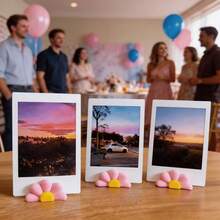 Cute 3D Printed Photo Stand, Holder For Instax Mini/Lomo Cards, Aesthetic Desk & Room Decor, Perfect Gift For Birthday/Valentine's Day - Multicolor - View 9