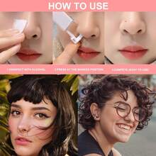 1/2/3/4PCS Nose Piercing Gun Built-In White Diamond Nose Studs Self Nose Piercing Kit Nose Piercing Gun Kit - White - View 9