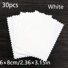 10/30pcs Jewelry Cleaning Cloths, Pink Polishing Cloths, Suitable For Sterling Silver, Gold, Platinum, 6x8cm Small Polishing Cloths - Multicolor - View 17